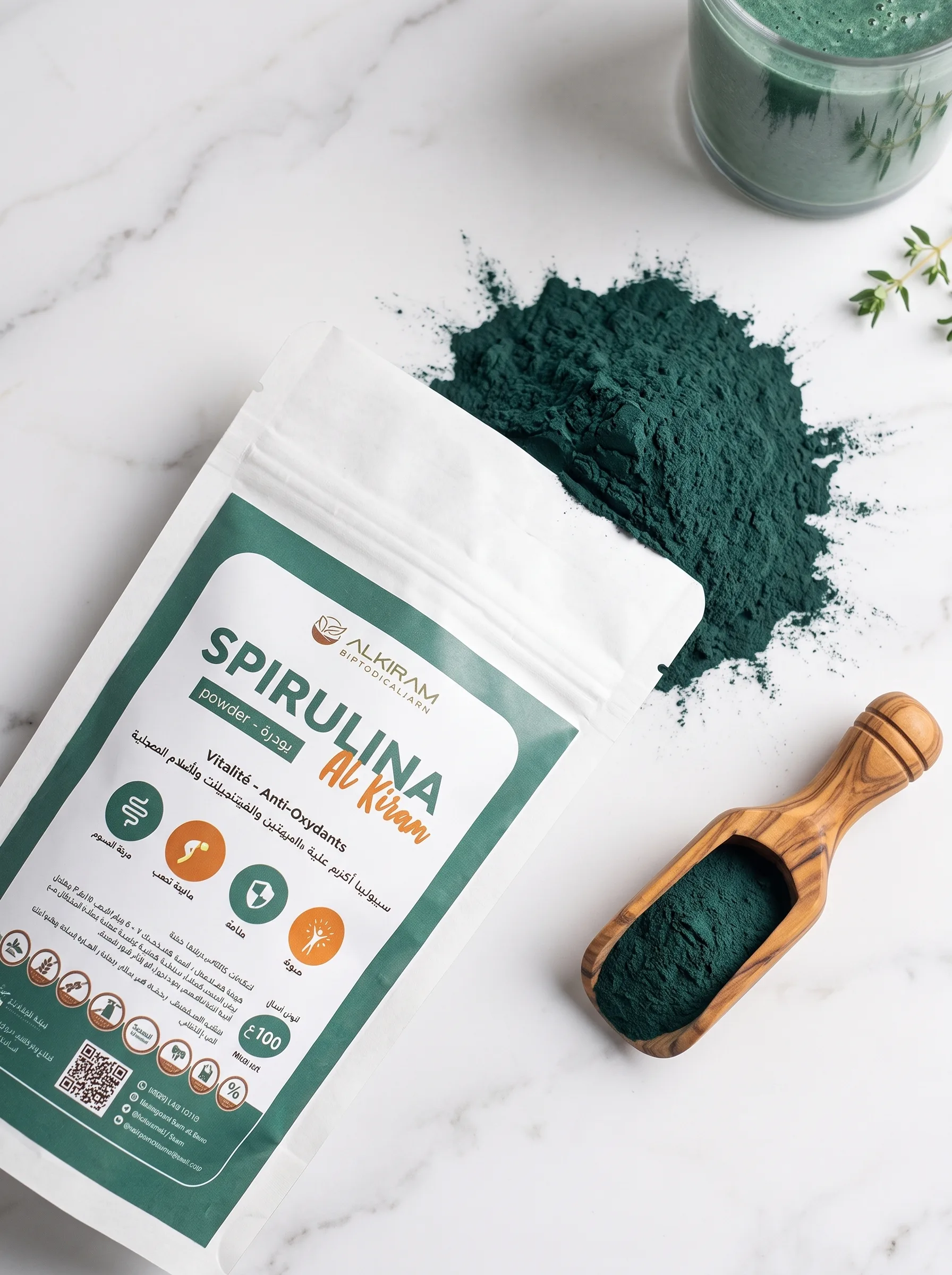Spirulina ALKIRAM 100g (powder)