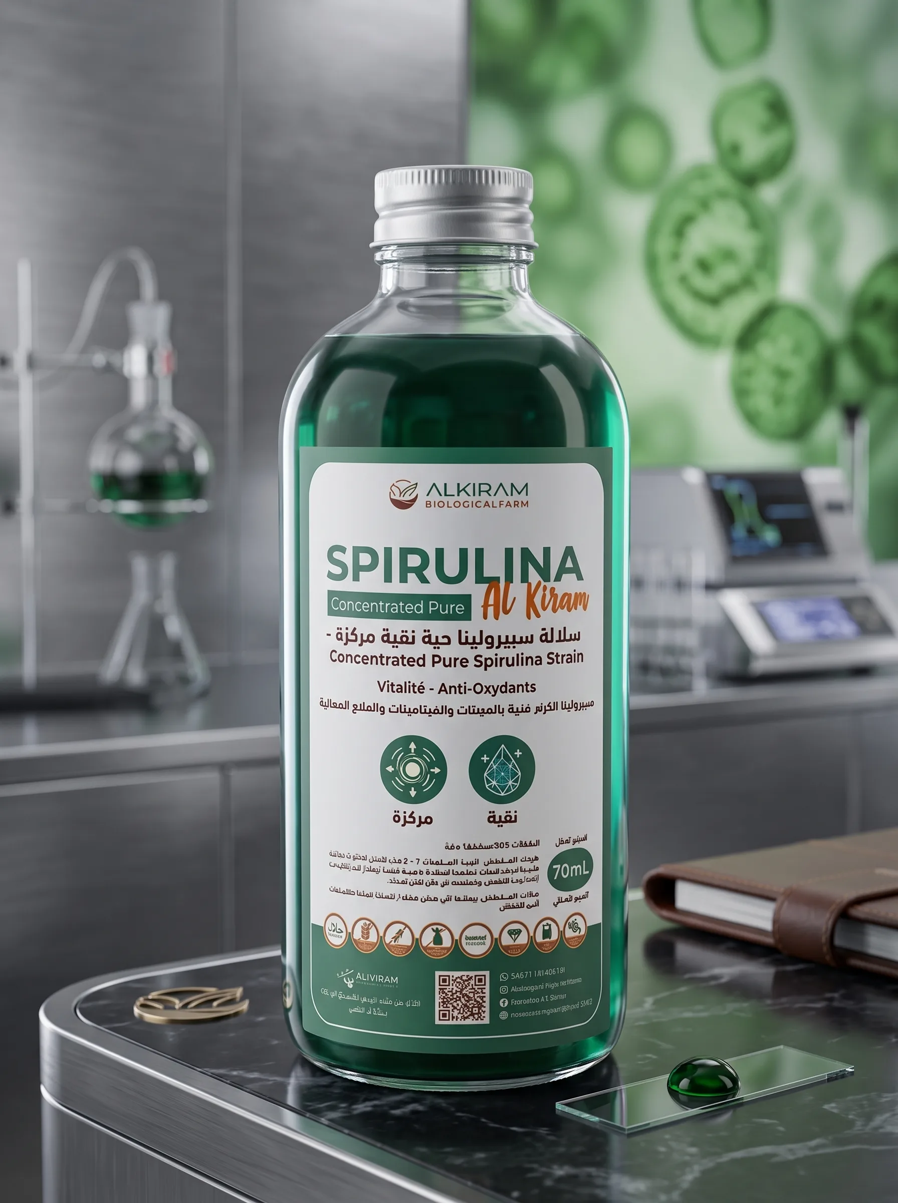 Concentrated Pure Spirulina Strain 1000 mL (Investors / Enthusiasts)